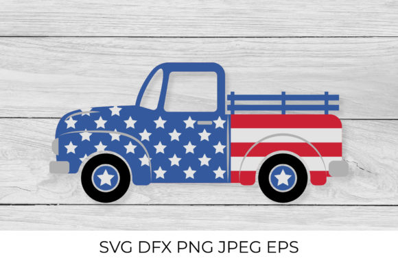 American Patriotic Retro Truck Embroidery Review