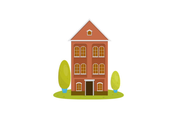 European Retro Building Old House Review
