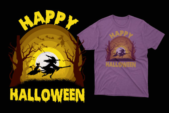 Halloween Retro Witch Scary T Shirt Review
