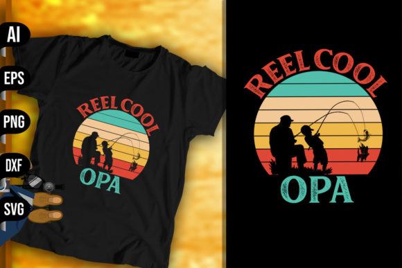 Reel Cool Opa Fishing Vintage Retro: An Embroidery Review