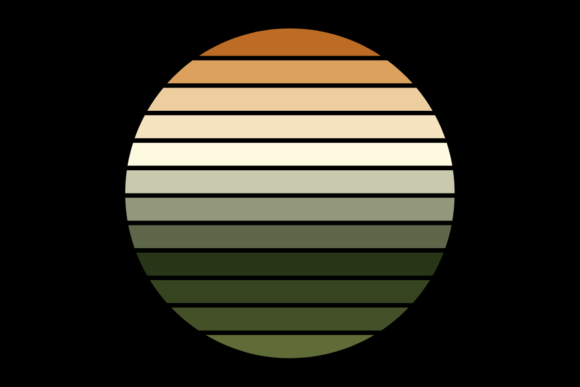 Retro Sunset Circle Design 42 Review
