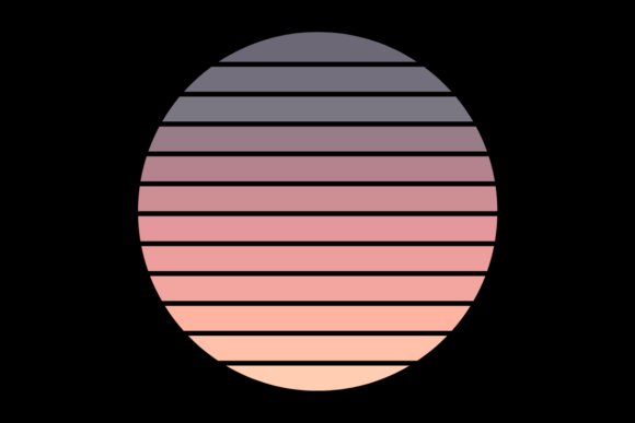 Retro Sunset Vintage Circle Design 16 Review