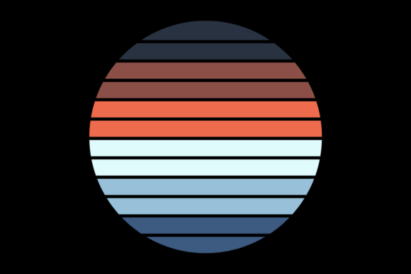 Retro Sunset Vintage Circle Design 22 Review