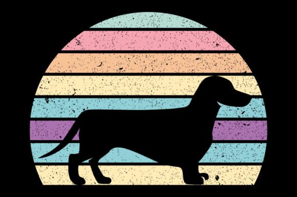 Retro Vintage Sunset Dachshund Embroidery Review