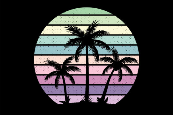 Vintage Sunset Retro Palm Tree 14 Review